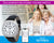 FIVE SENSES - Smart Atomic Talking Watch for Visually Impaired - App Controlled Second Generation Atomic Talking Wrist Watch for Blind and Seniors - Large Numbers Watch with leather Band