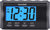 Talking Alarm Clock for Visually Impaired - Day Clock for Seniors - Battery Operated Large Display Alarm Clock by HearEasy 1714-IPS