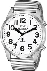 Atomic English Talking Watch - Jumbo Size 43mm with Louder Alarm Clock Five Senses 1524