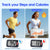 CoolFire - Pedometer, 2025 Indoor & Outdoor 3D Clip-On Pedometer, Accurate Step Counter for Walking Steps and Miles, Calories, Ankle Step Tracker for Fitness, Optional App