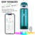 HANDYSPRING- Smart Water Bottle with Reminder to Drink Water - Lights and Sound Alert Hydrate Tracker Bottle (with straw)