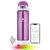 HANDYSPRING- Smart Water Bottle with Reminder to Drink Water - Lights and Sound Alert Hydrate Tracker Bottle  (with straw)