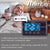Talking Alarm Clock for Visually Impaired - Day Clock for Seniors - Battery Operated Large Display Alarm Clock by HearEasy 1714-IPS