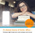 Relaxier - Light Therapy Lamp, Sun Lamp, Happy Light, 10,000 LUX UV-Free 360-degrees Sunlight Lamp, Fight Off Winter Blues, Mood Light, Touch Control Daylight Lamp, Happy Light Therapy Lamp -1802G