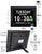 【Original Color Sun/Moon】 5 Senses - 8” Digital Calendar, Clock with Day and Date for Elderly, Day Clock, Digital Clock with Date and Day of Week, Large Digital Clock, Dementia Clock, Wall Clock BK