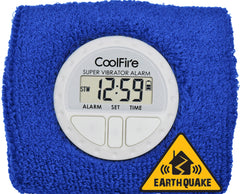 WHOLESALE 50PCS - CoolFire Boom Vibrating Alarm Clock - Sweat Band Digital Alarm Watch with USB Charging Port - Smart Alarm Clock for Wrist 1685D