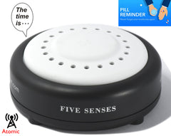 Five senses - atomic talking alarm clock for mom and dad or visually impaired people with 8 wake up alarms clock an option for talking watch 1623